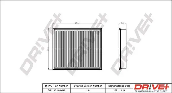 Luftfilter Dr!ve+ DP1110.10.0410