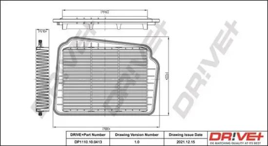 Luftfilter Dr!ve+ DP1110.10.0413 Bild Luftfilter Dr!ve+ DP1110.10.0413