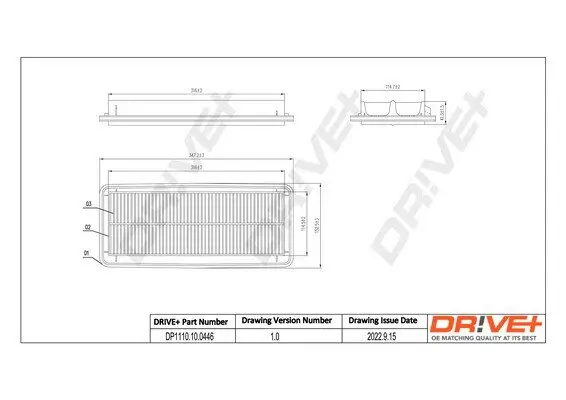 Luftfilter Dr!ve+ DP1110.10.0446