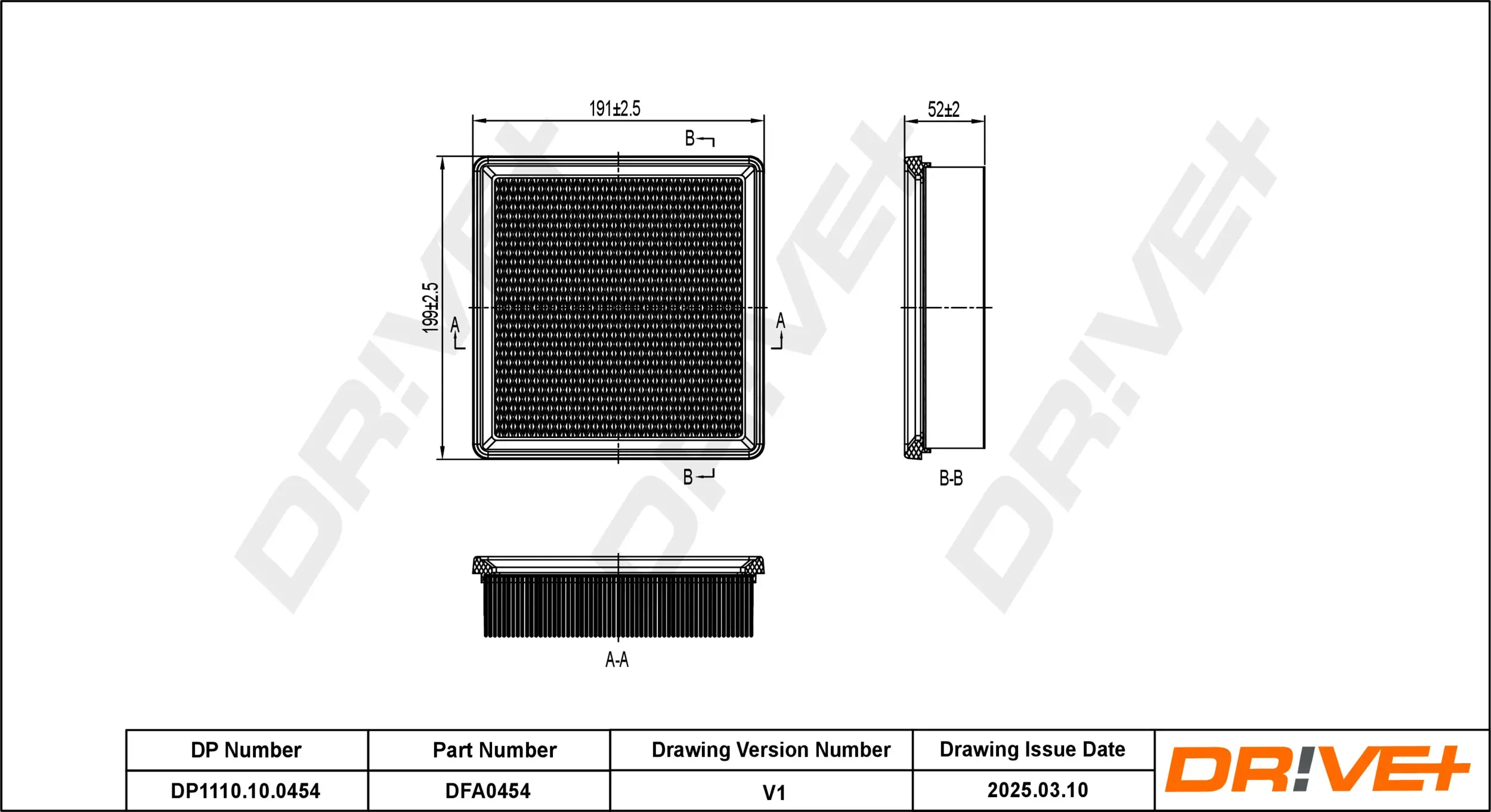 Luftfilter Dr!ve+ DP1110.10.0454