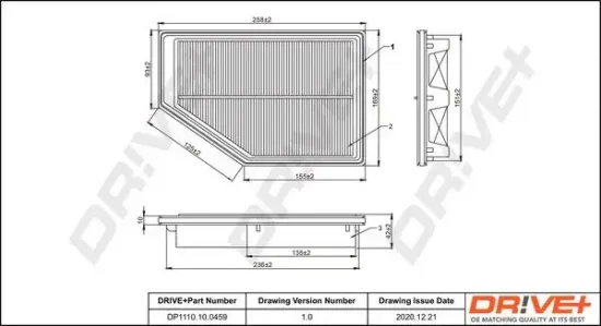 Luftfilter DR!VE+ DP1110.10.0459 Bild Luftfilter DR!VE+ DP1110.10.0459