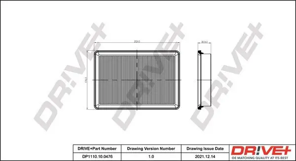 Luftfilter Dr!ve+ DP1110.10.0476