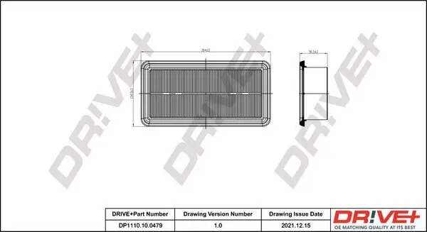 Luftfilter Dr!ve+ DP1110.10.0479