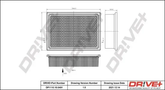 Luftfilter Dr!ve+ DP1110.10.0491 Bild Luftfilter Dr!ve+ DP1110.10.0491