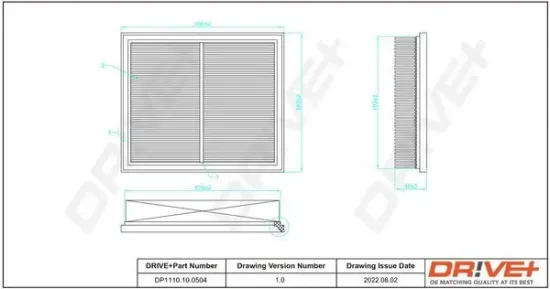 Luftfilter Dr!ve+ DP1110.10.0504 Bild Luftfilter Dr!ve+ DP1110.10.0504