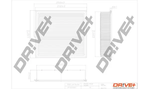 Luftfilter Dr!ve+ DP1110.10.0511