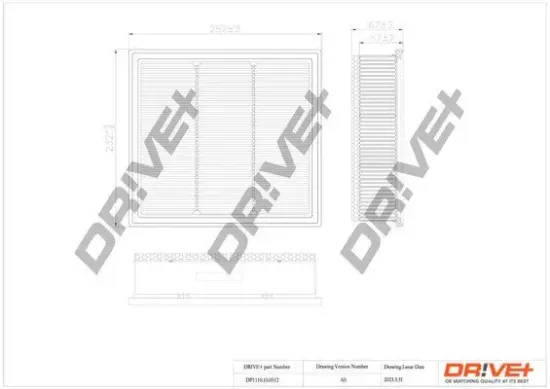 Luftfilter Dr!ve+ DP1110.10.0512 Bild Luftfilter Dr!ve+ DP1110.10.0512