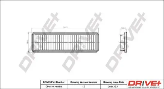 Luftfilter Dr!ve+ DP1110.10.0515 Bild Luftfilter Dr!ve+ DP1110.10.0515