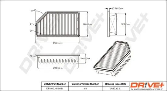 Luftfilter Dr!ve+ DP1110.10.0521 Bild Luftfilter Dr!ve+ DP1110.10.0521