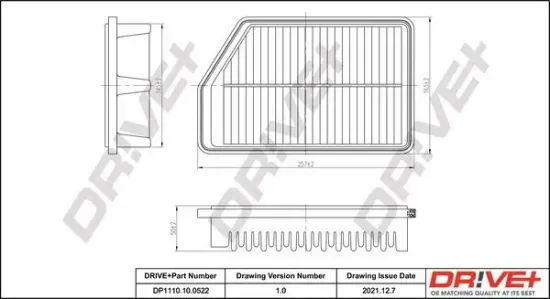 Luftfilter Dr!ve+ DP1110.10.0522 Bild Luftfilter Dr!ve+ DP1110.10.0522