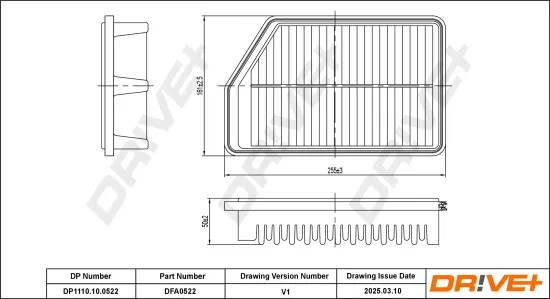 Luftfilter Dr!ve+ DP1110.10.0522 Bild Luftfilter Dr!ve+ DP1110.10.0522