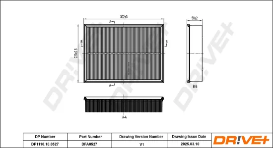 Luftfilter Dr!ve+ DP1110.10.0527 Bild Luftfilter Dr!ve+ DP1110.10.0527