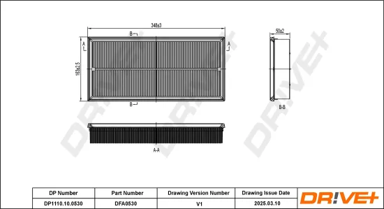 Luftfilter Dr!ve+ DP1110.10.0530 Bild Luftfilter Dr!ve+ DP1110.10.0530