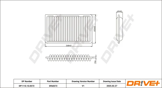 Luftfilter Dr!ve+ DP1110.10.0572 Bild Luftfilter Dr!ve+ DP1110.10.0572