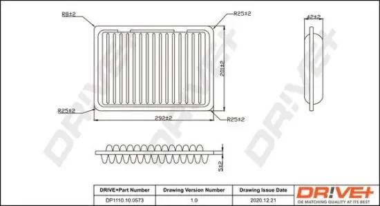 Luftfilter Dr!ve+ DP1110.10.0573 Bild Luftfilter Dr!ve+ DP1110.10.0573