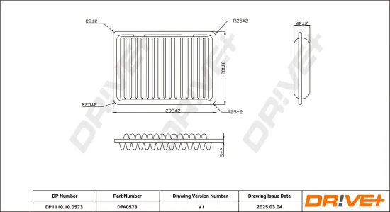 Luftfilter Dr!ve+ DP1110.10.0573 Bild Luftfilter Dr!ve+ DP1110.10.0573