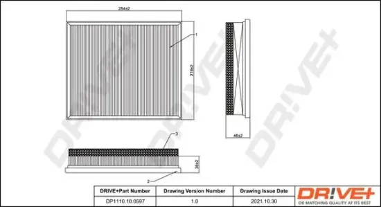 Luftfilter DR!VE+ DP1110.10.0597 Bild Luftfilter DR!VE+ DP1110.10.0597