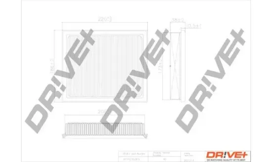 Luftfilter Dr!ve+ DP1110.10.0619 Bild Luftfilter Dr!ve+ DP1110.10.0619