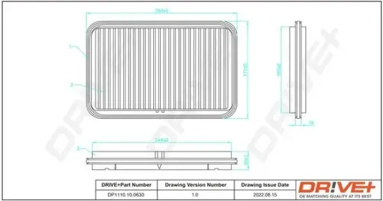 Luftfilter DR!VE+ DP1110.10.0630 Bild Luftfilter DR!VE+ DP1110.10.0630