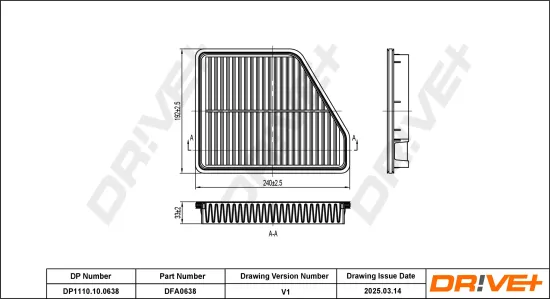 Luftfilter Dr!ve+ DP1110.10.0638 Bild Luftfilter Dr!ve+ DP1110.10.0638