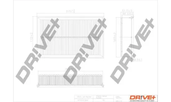 Luftfilter Dr!ve+ DP1110.10.0660 Bild Luftfilter Dr!ve+ DP1110.10.0660