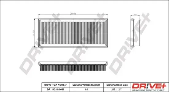 Luftfilter Dr!ve+ DP1110.10.0697 Bild Luftfilter Dr!ve+ DP1110.10.0697