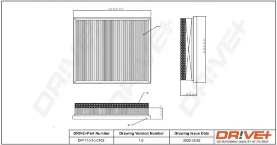 Luftfilter Dr!ve+ DP1110.10.0703 Bild Luftfilter Dr!ve+ DP1110.10.0703