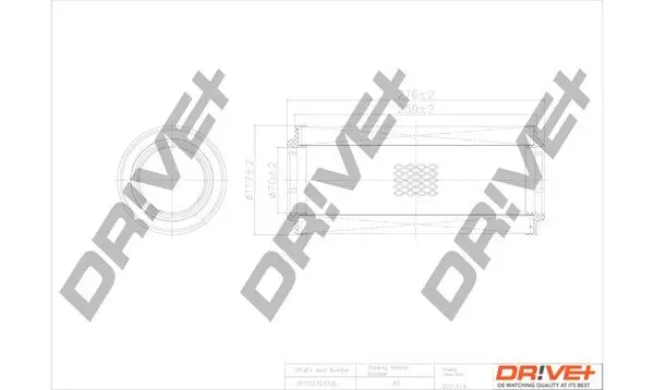 Luftfilter Dr!ve+ DP1110.10.0726