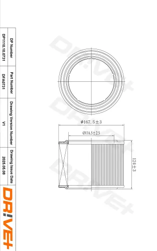 Luftfilter Dr!ve+ DP1110.10.0731 Bild Luftfilter Dr!ve+ DP1110.10.0731