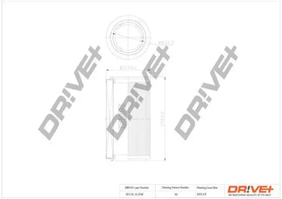 Luftfilter Dr!ve+ DP1110.10.0746 Bild Luftfilter Dr!ve+ DP1110.10.0746