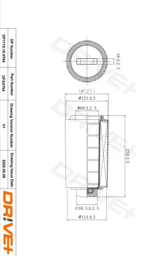 Luftfilter Dr!ve+ DP1110.10.0764 Bild Luftfilter Dr!ve+ DP1110.10.0764
