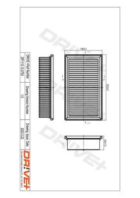 Luftfilter Dr!ve+ DP1110.10.0793 Bild Luftfilter Dr!ve+ DP1110.10.0793