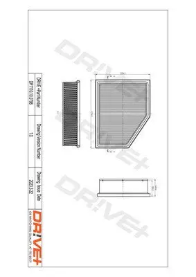 Luftfilter Dr!ve+ DP1110.10.0796 Bild Luftfilter Dr!ve+ DP1110.10.0796