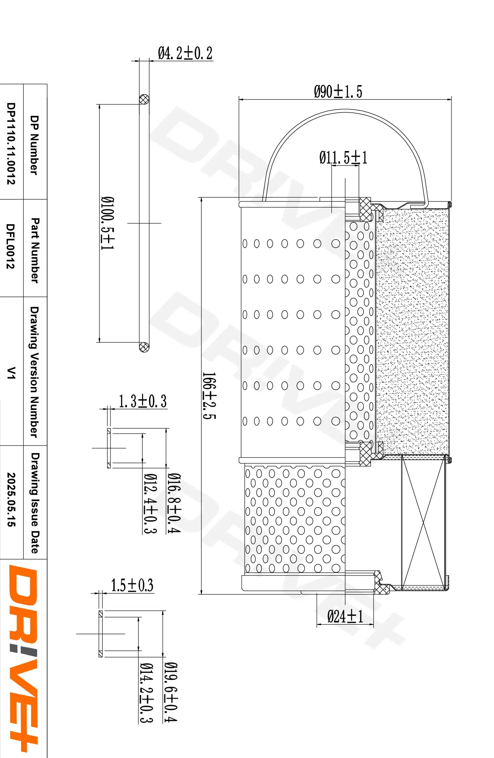 Ölfilter Dr!ve+ DP1110.11.0012