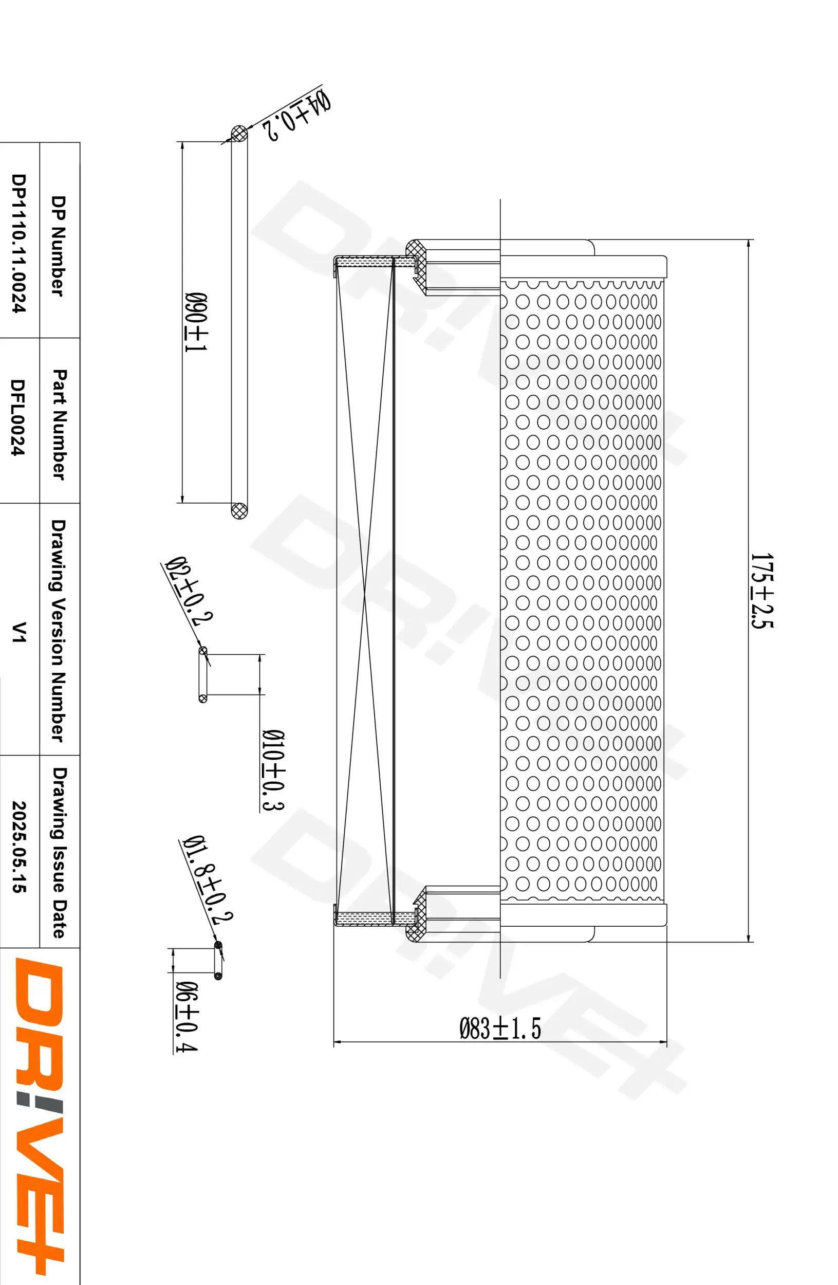 Ölfilter Dr!ve+ DP1110.11.0024
