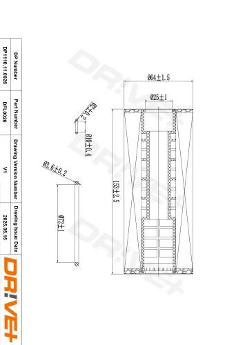 Ölfilter Dr!ve+ DP1110.11.0026 Bild Ölfilter Dr!ve+ DP1110.11.0026