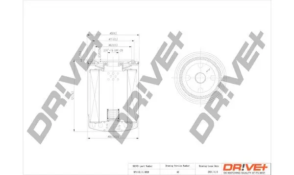 Ölfilter Dr!ve+ DP1110.11.0028