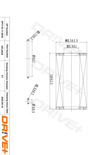 Ölfilter Dr!ve+ DP1110.11.0030 Bild Ölfilter Dr!ve+ DP1110.11.0030