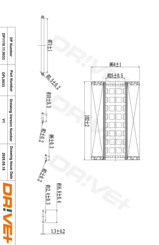 Ölfilter Dr!ve+ DP1110.11.0033 Bild Ölfilter Dr!ve+ DP1110.11.0033