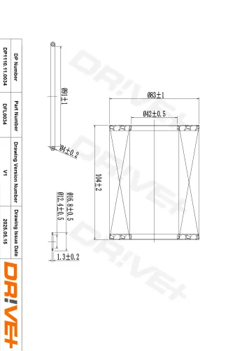 Ölfilter Dr!ve+ DP1110.11.0034 Bild Ölfilter Dr!ve+ DP1110.11.0034