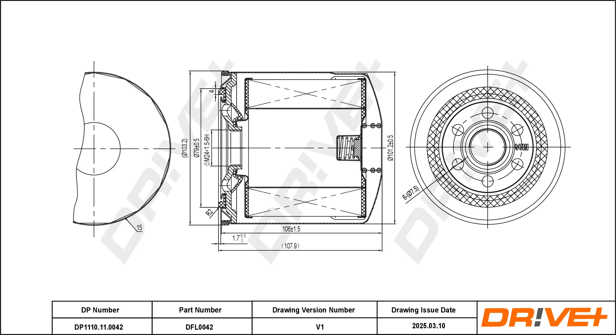 Ölfilter Dr!ve+ DP1110.11.0042