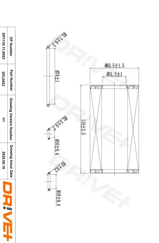 Ölfilter Dr!ve+ DP1110.11.0052 Bild Ölfilter Dr!ve+ DP1110.11.0052