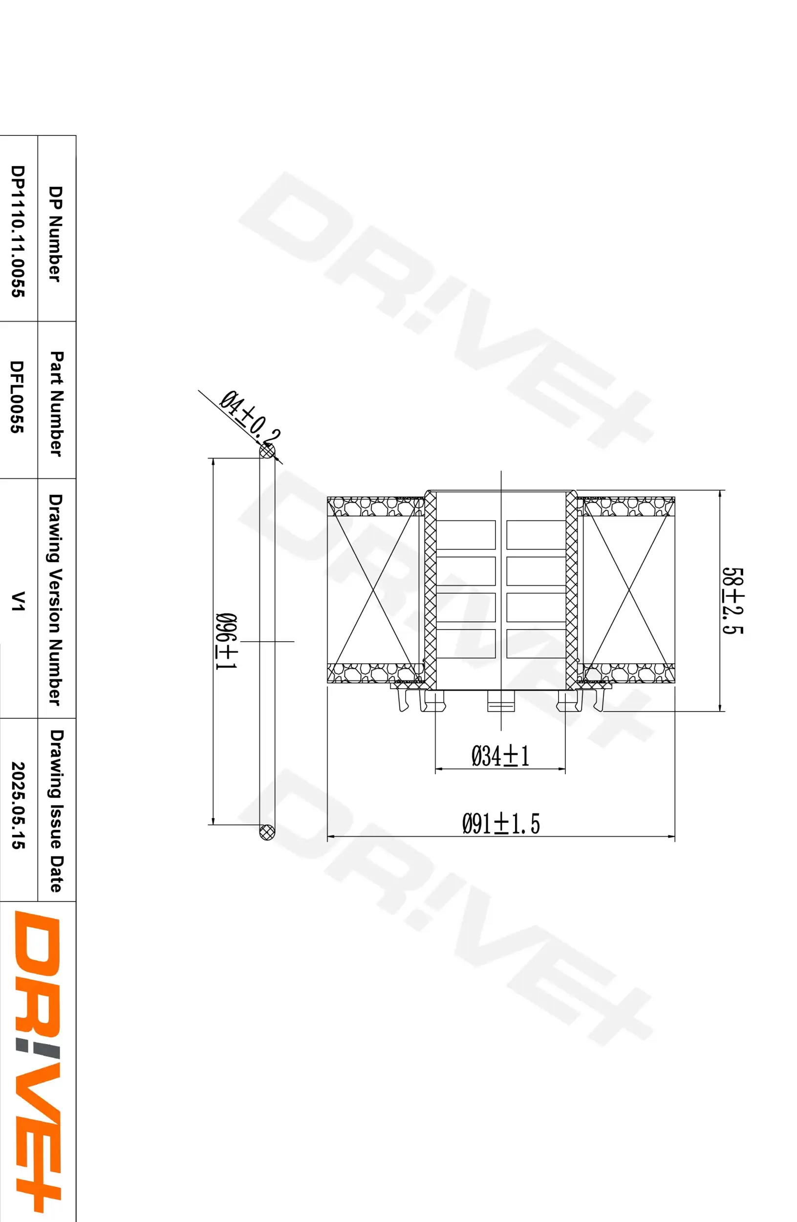 Ölfilter Dr!ve+ DP1110.11.0055