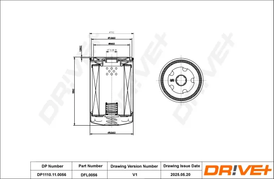 Ölfilter Dr!ve+ DP1110.11.0056 Bild Ölfilter Dr!ve+ DP1110.11.0056