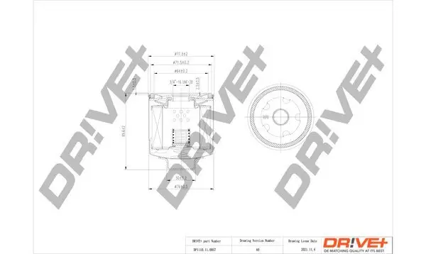 Ölfilter Dr!ve+ DP1110.11.0057