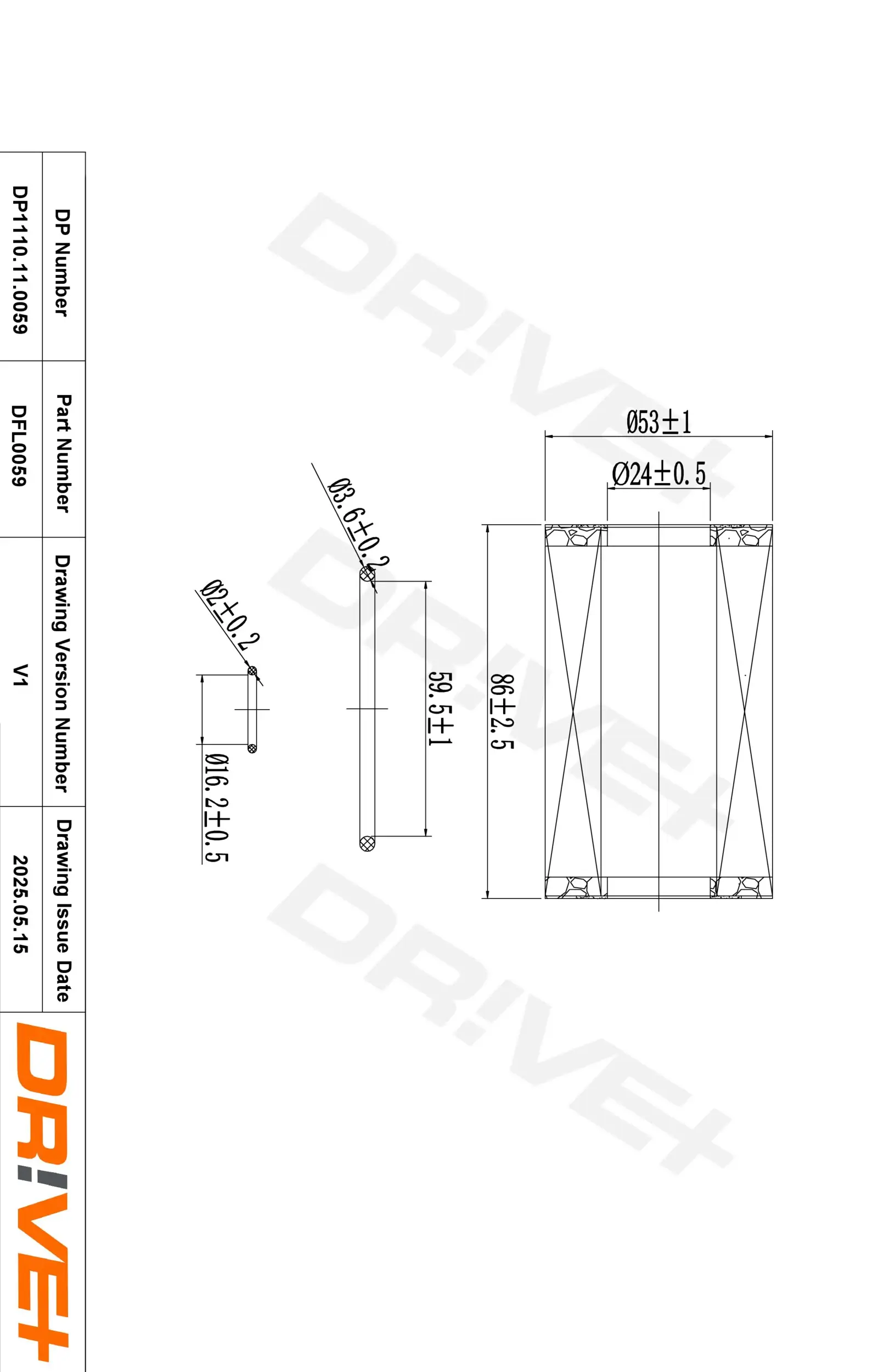 Ölfilter Dr!ve+ DP1110.11.0059