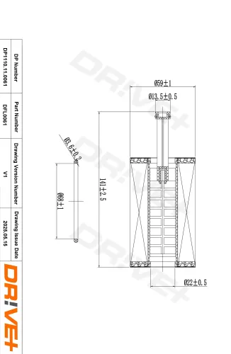 Ölfilter Dr!ve+ DP1110.11.0061 Bild Ölfilter Dr!ve+ DP1110.11.0061