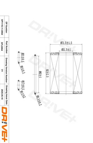 Ölfilter Dr!ve+ DP1110.11.0064 Bild Ölfilter Dr!ve+ DP1110.11.0064