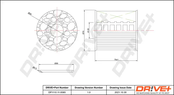 Ölfilter Dr!ve+ DP1110.11.0065