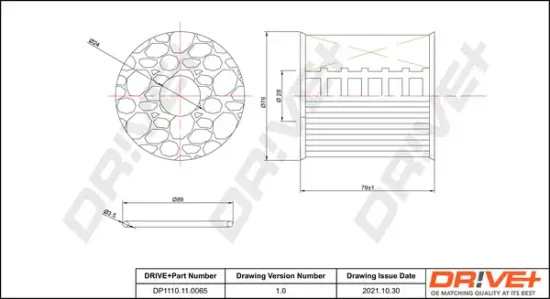 Ölfilter Dr!ve+ DP1110.11.0065 Bild Ölfilter Dr!ve+ DP1110.11.0065
